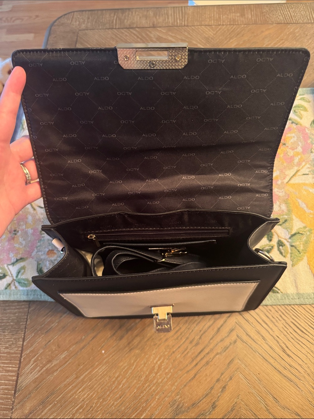 ALDO Cailla Top Handle Bag (comes with strap to be worn as a crossbody) - Picture 5 of 7